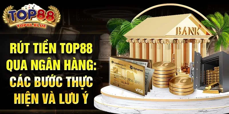 Rút tiền Top88 qua ngân hàng: Các bước thực hiện và lưu ý