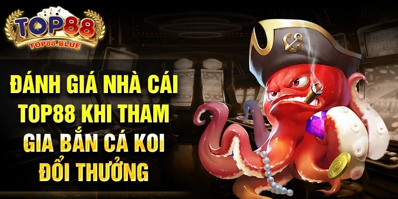 Đánh giá nhà cái Top88 khi tham gia bắn cá koi đổi thưởng